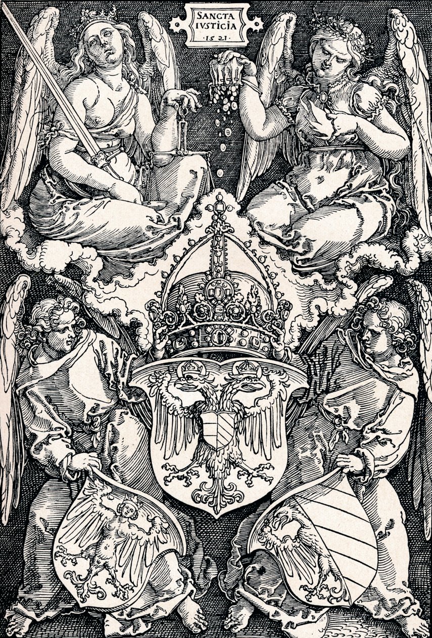 Herb miasta Norymbergi, 1521 1906. autorstwa Albrecht Dürer
