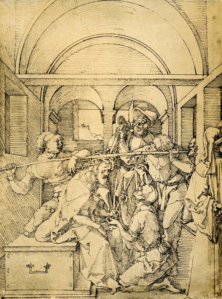 Ukoronowanie cierniem autorstwa Albrecht Dürer