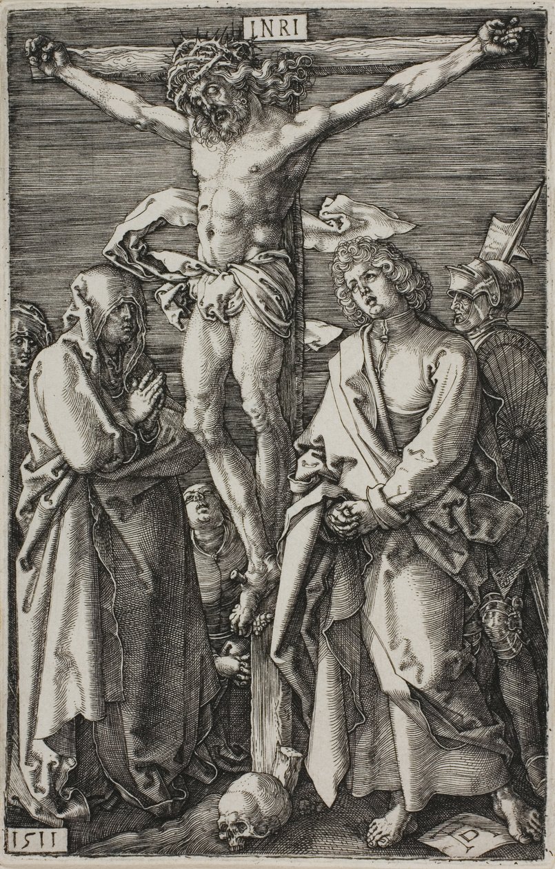 Ukrzyżowanie, z wyrytej pasji autorstwa Albrecht Dürer