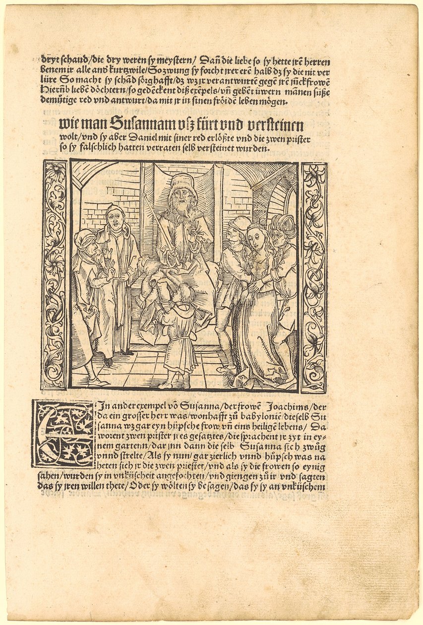 Dziecko Daniel demaskuje oskarżycieli Zuzanny przed sądem autorstwa Albrecht Dürer