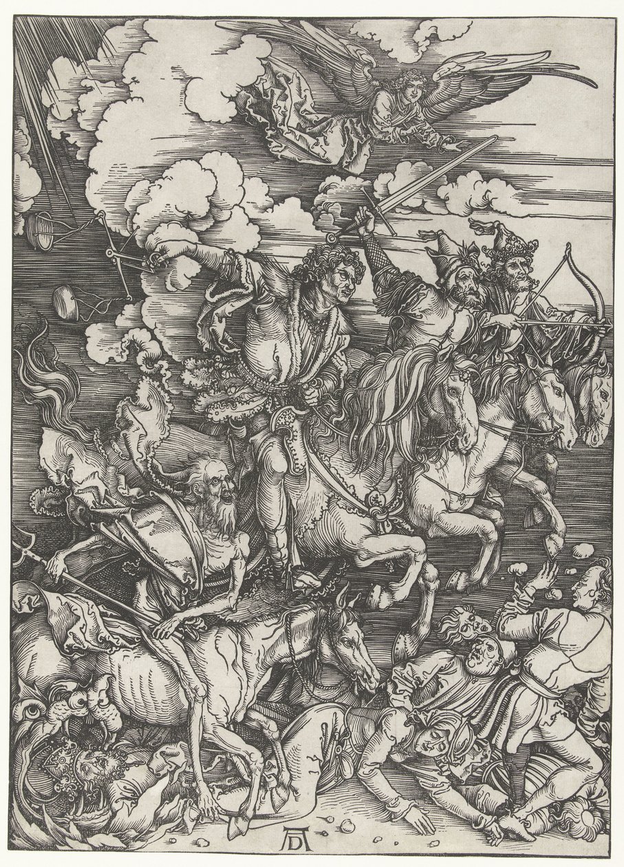 Czterej Jeźdźcy Apokalipsy autorstwa Albrecht Dürer