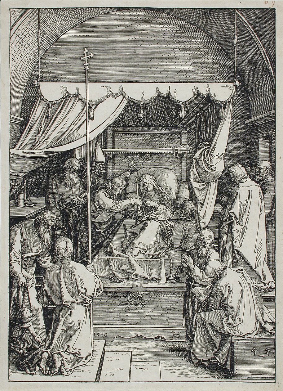 Śmierć Matki Boskiej autorstwa Albrecht Dürer