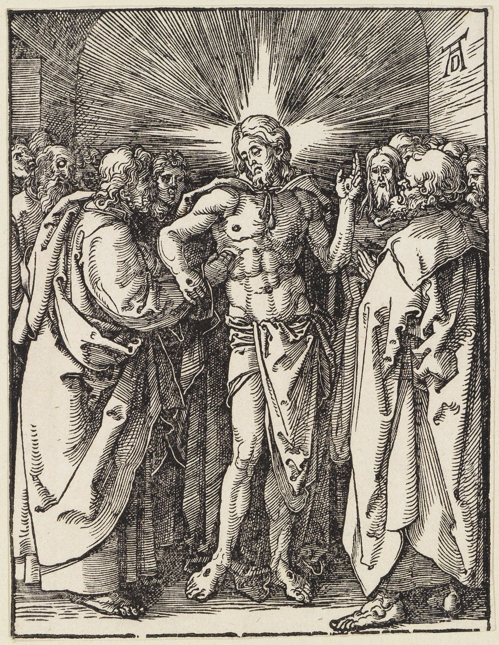 Niewierny Tomasz autorstwa Albrecht Dürer