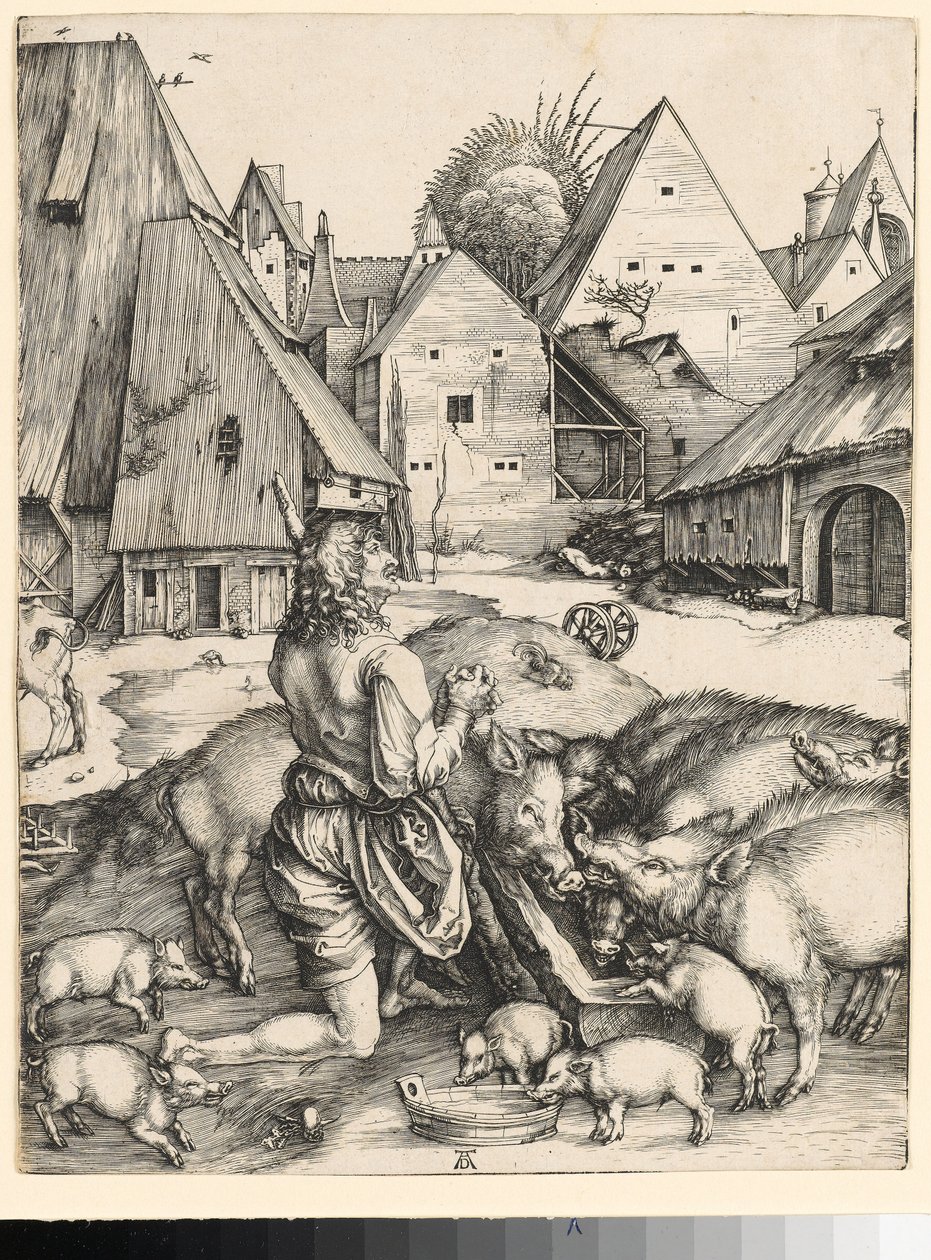 Syn marnotrawny autorstwa Albrecht Dürer
