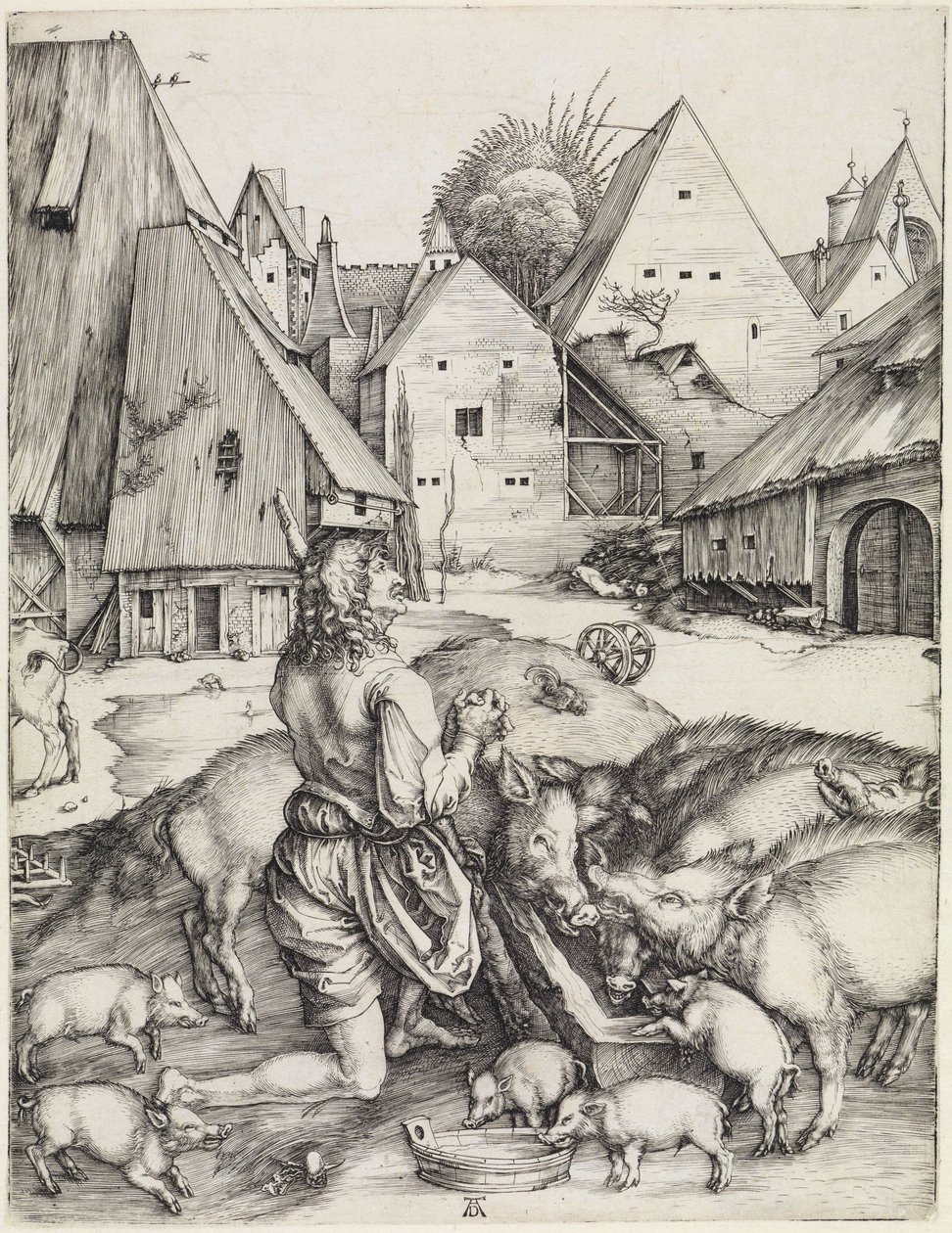 Syn marnotrawny autorstwa Albrecht Dürer
