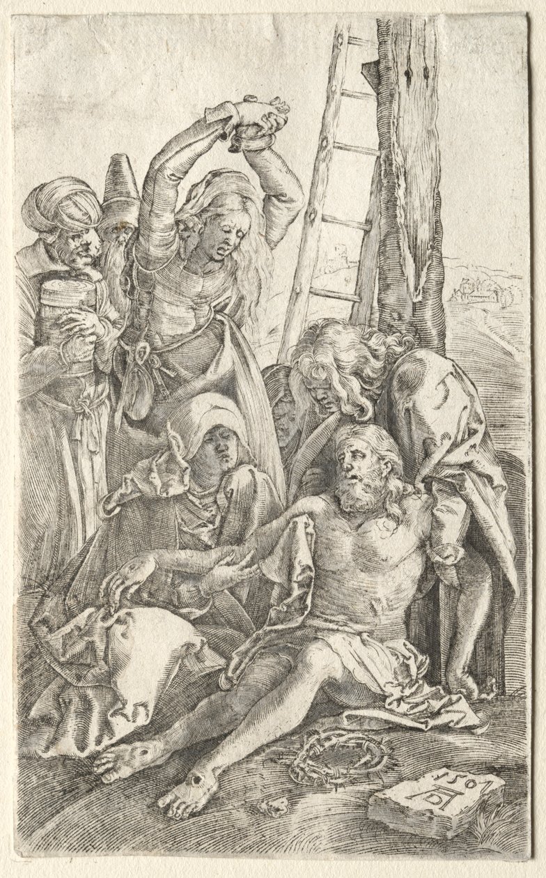 Zejście z krzyża, 1501. autorstwa Albrecht Dürer