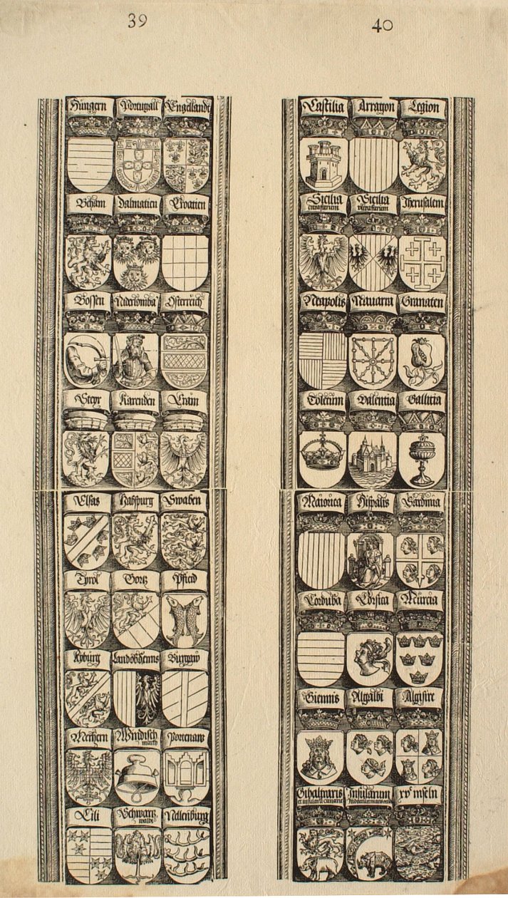 Detal 39 i 40 autorstwa Albrecht Dürer