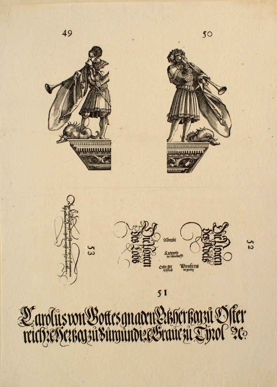 Detal 49-53 autorstwa Albrecht Dürer