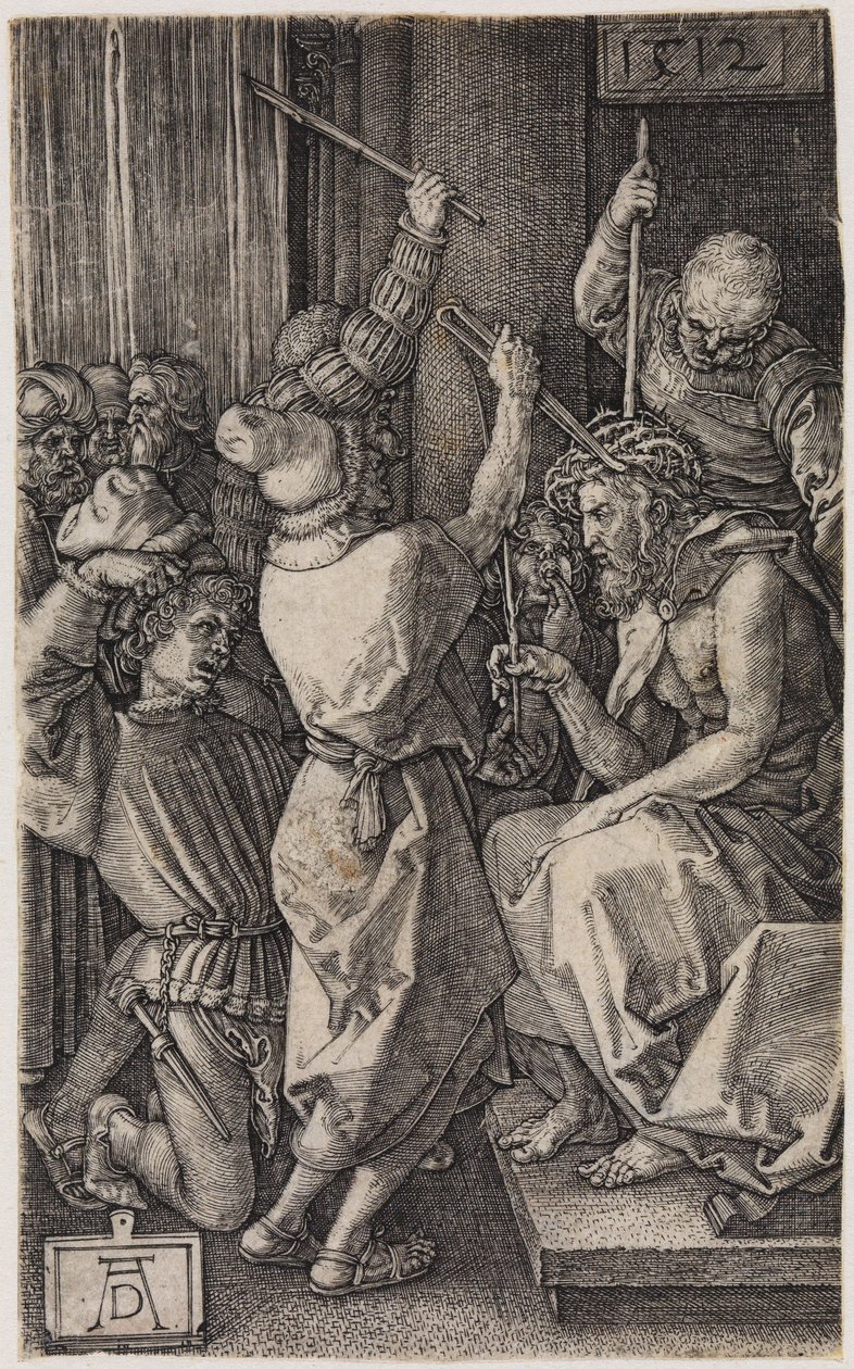 Koronowanie cierniem autorstwa Albrecht Dürer