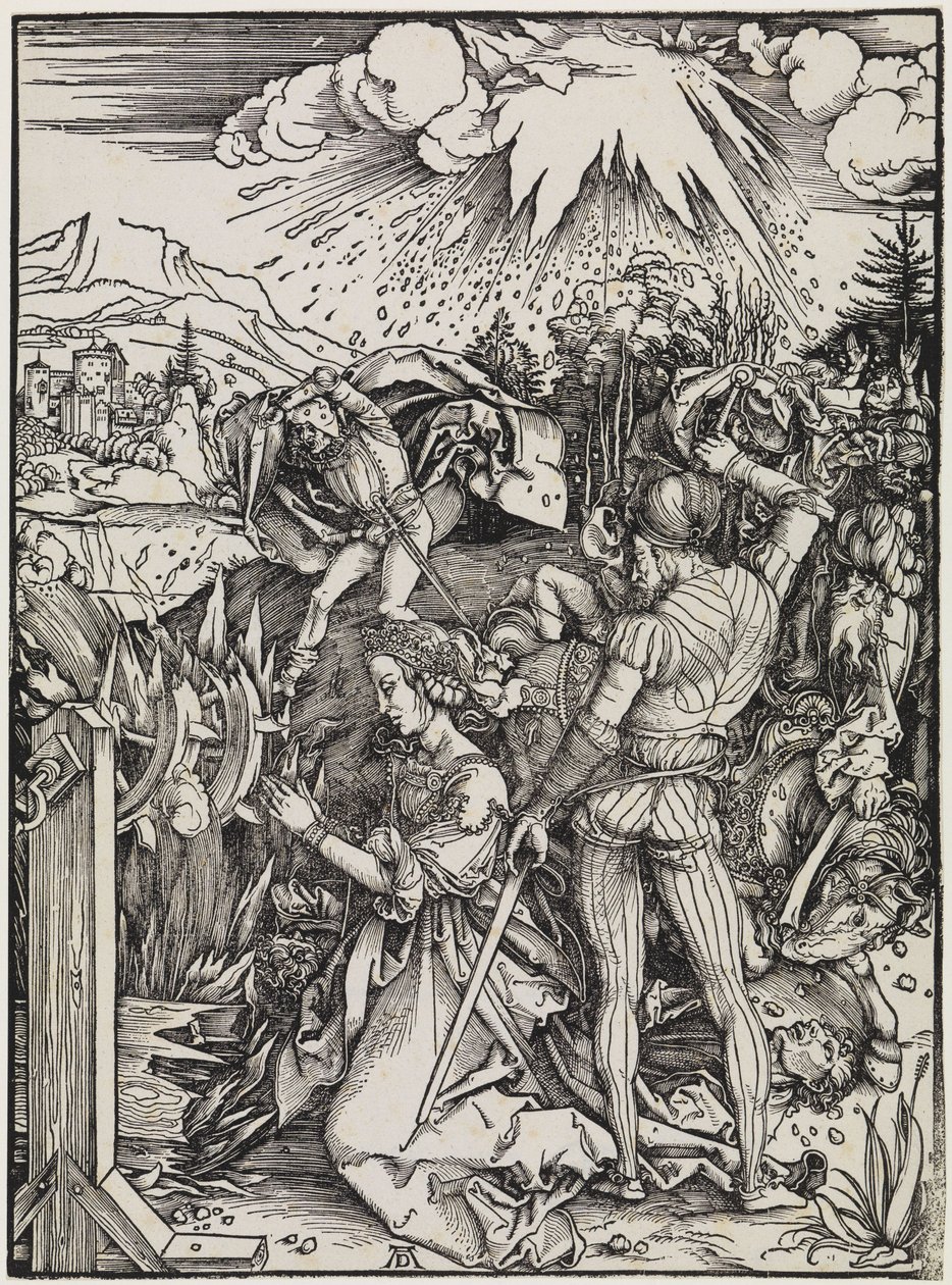 Ścięcie św. Katarzyny autorstwa Albrecht Dürer