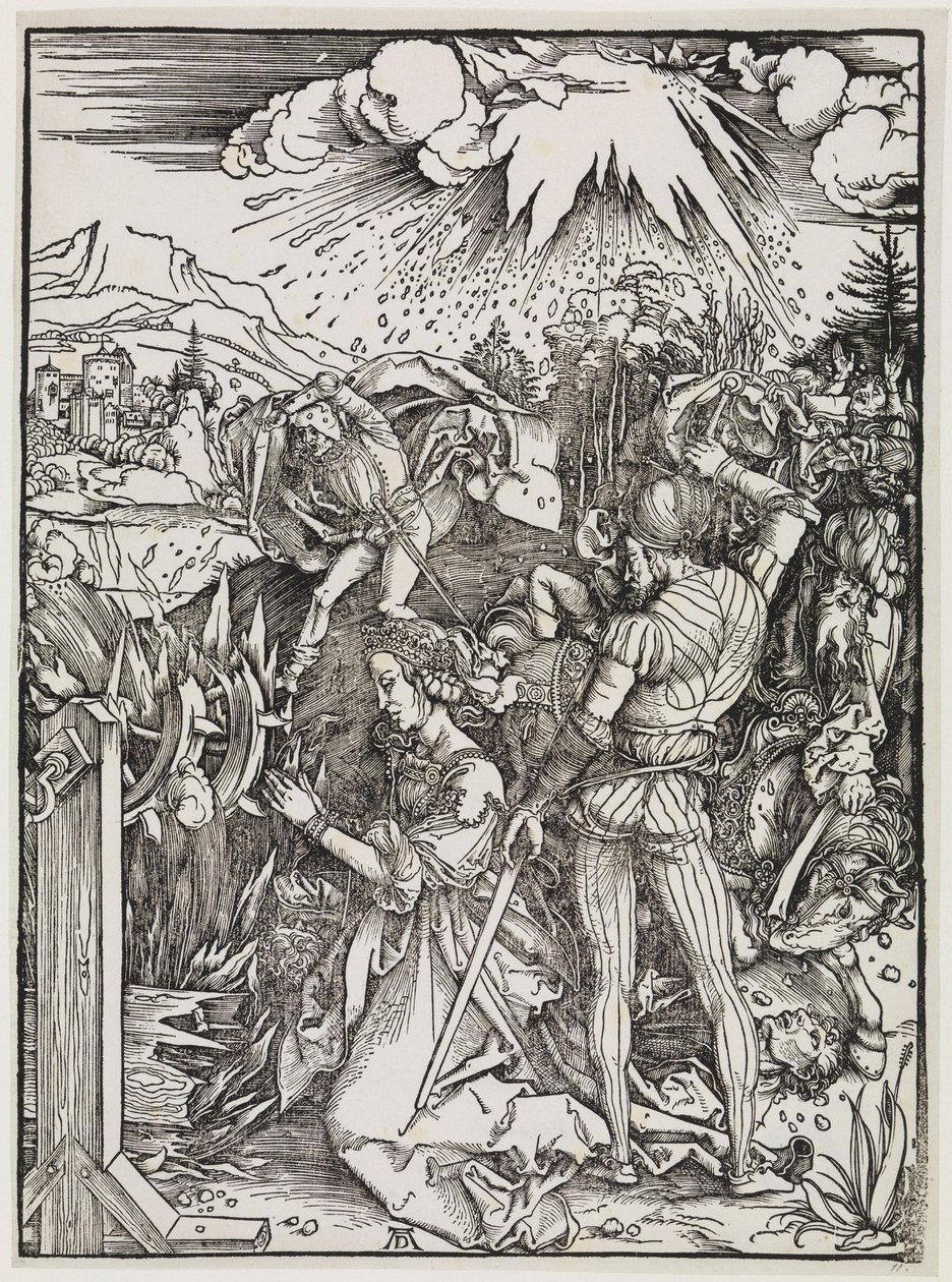Ścięcie świętej Katarzyny autorstwa Albrecht Dürer