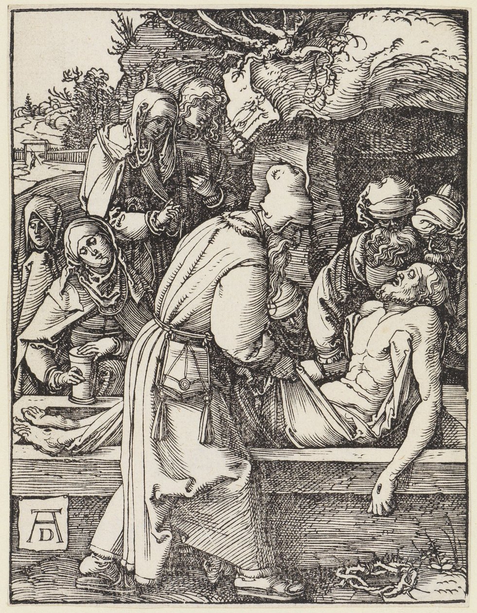 Pogrzeb autorstwa Albrecht Dürer