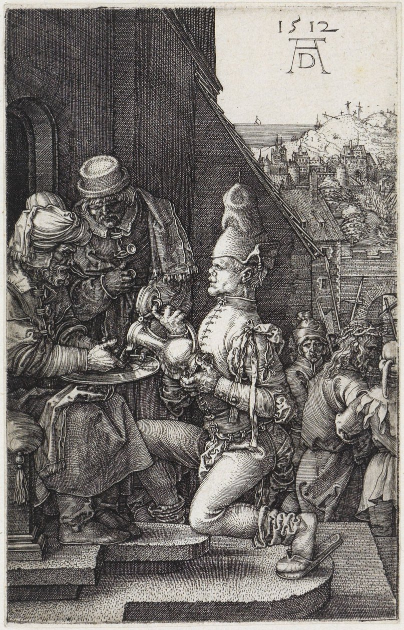 Piłat umywa ręce autorstwa Albrecht Dürer