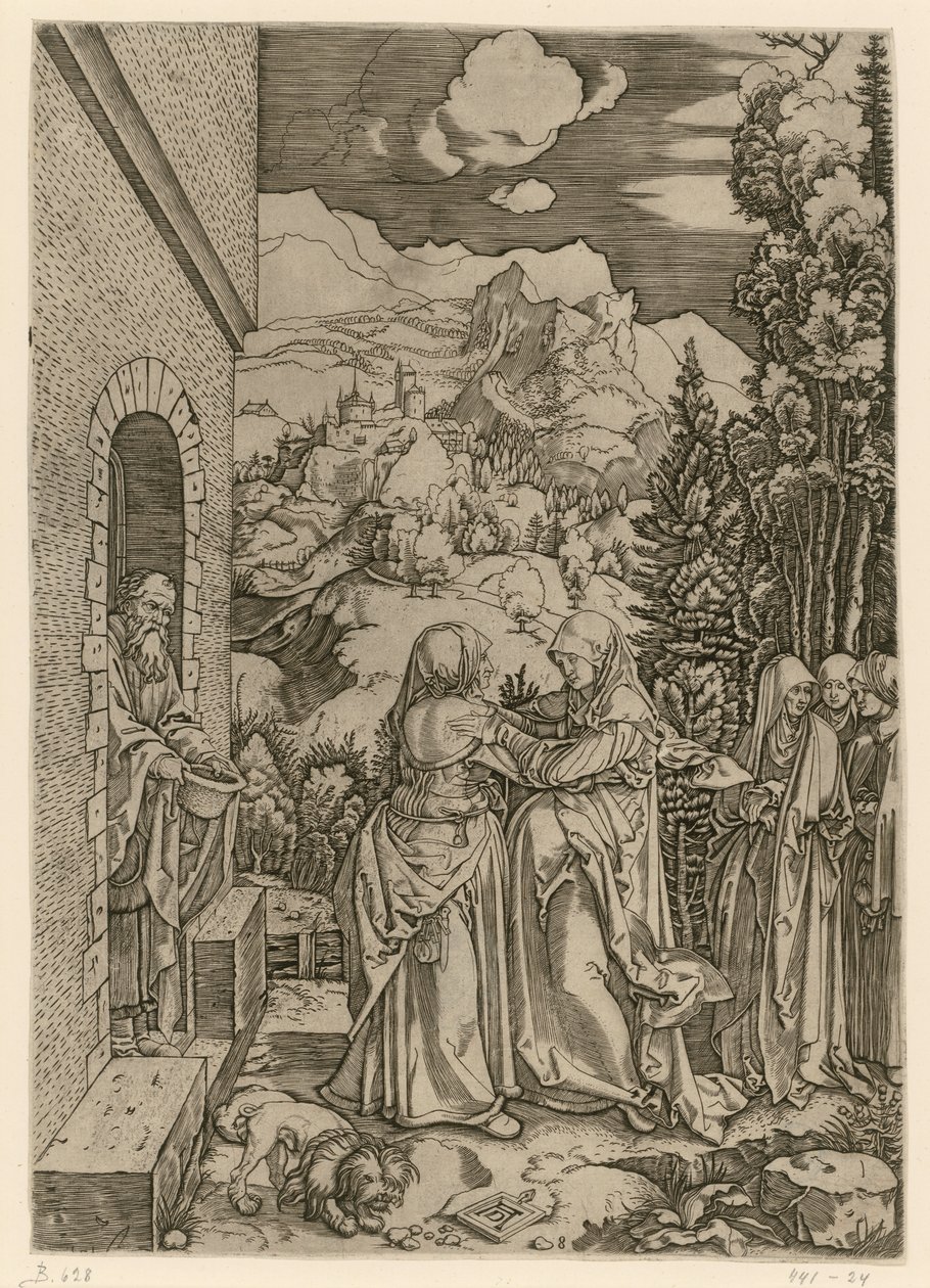 Nawiedzenie (Życie Maryi) autorstwa Albrecht Dürer