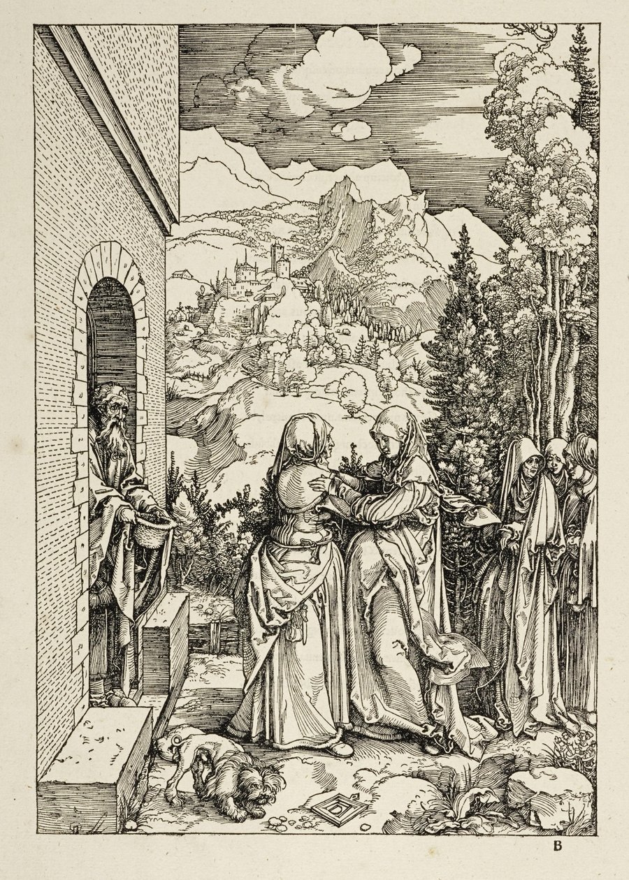 Nawiedzenie (Życie Marii) autorstwa Albrecht Dürer
