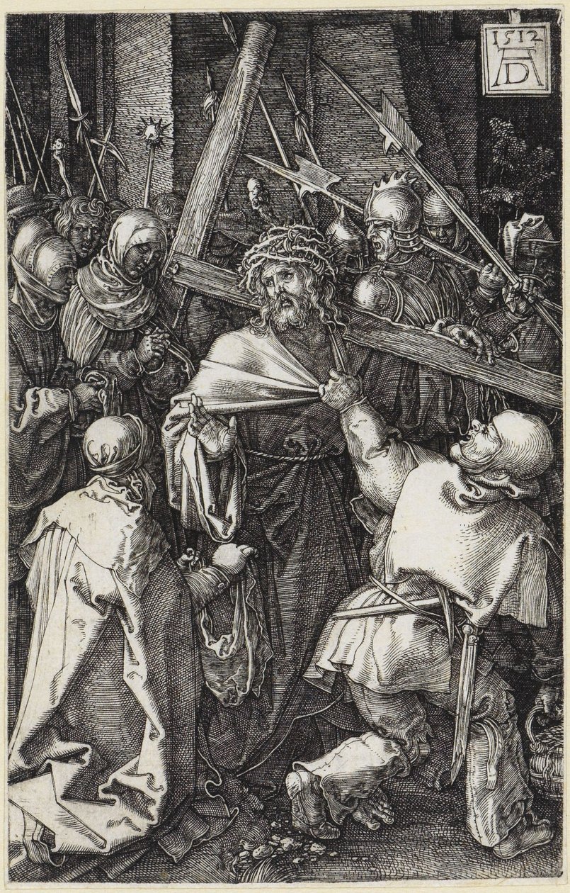 Niesienie krzyża autorstwa Albrecht Dürer