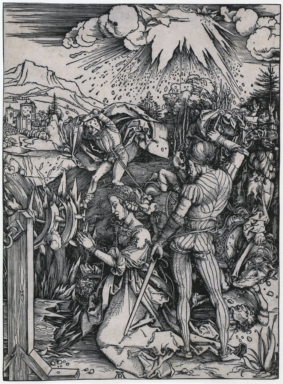Męczeństwo świętej Katarzyny autorstwa Albrecht Dürer