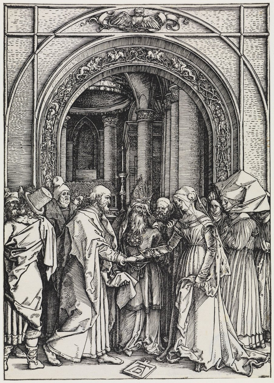 Zaślubiny Marii Panny autorstwa Albrecht Dürer
