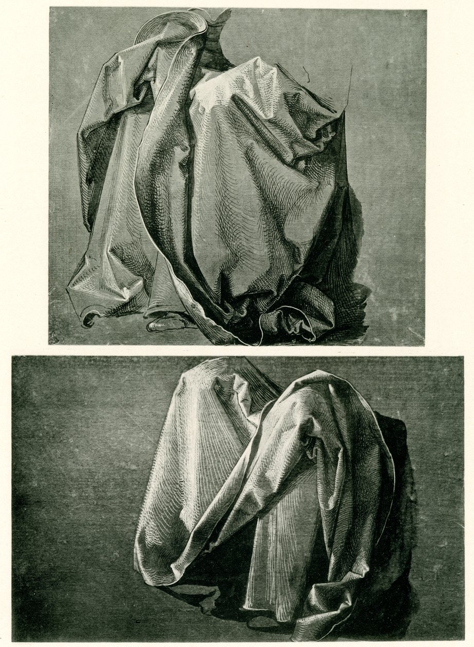 Studia draperii autorstwa Albrecht Dürer