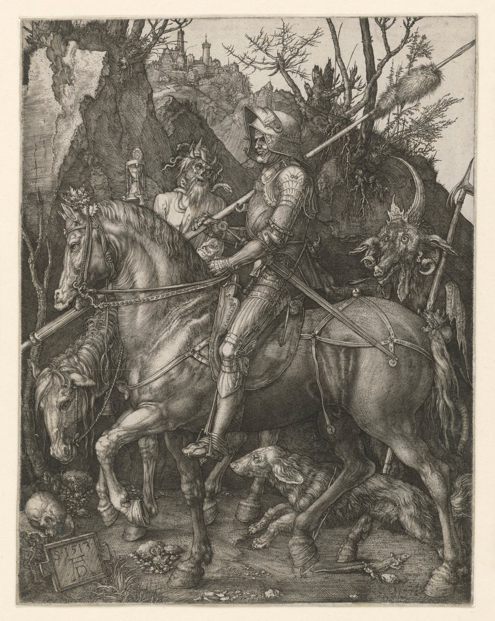 Trzej jeźdźcy autorstwa Albrecht Dürer