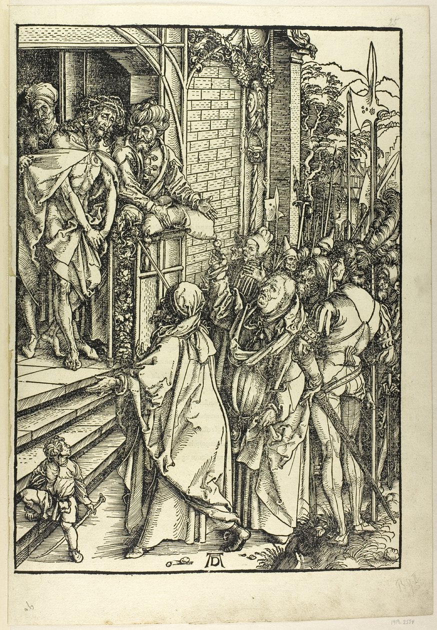 Ecce Homo - Ofiarowanie Chrystusa, z filmu Wielka męka autorstwa Albrecht Dürer