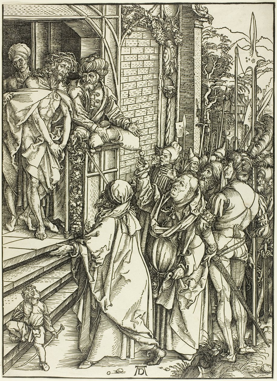Ecce Homo - Ofiarowanie Chrystusa, z filmu Wielka męka autorstwa Albrecht Dürer