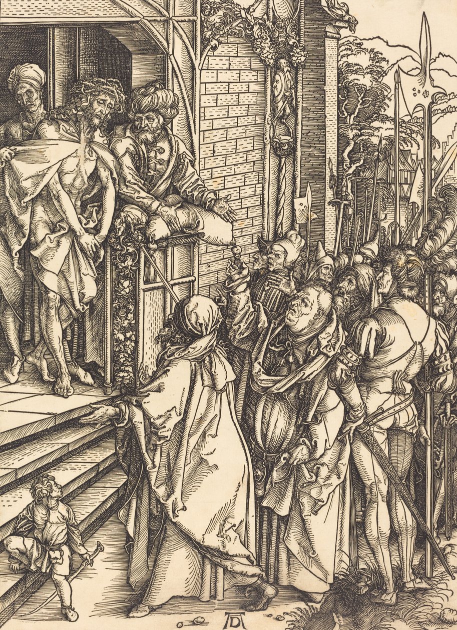 Oto Człowiek, ok. 14981499. autorstwa Albrecht Dürer