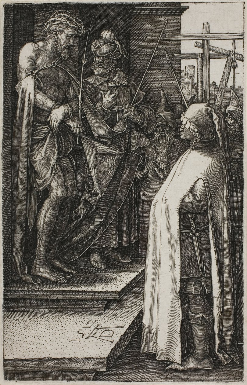 Ecce Homo, z Grawerowanej pasji autorstwa Albrecht Dürer