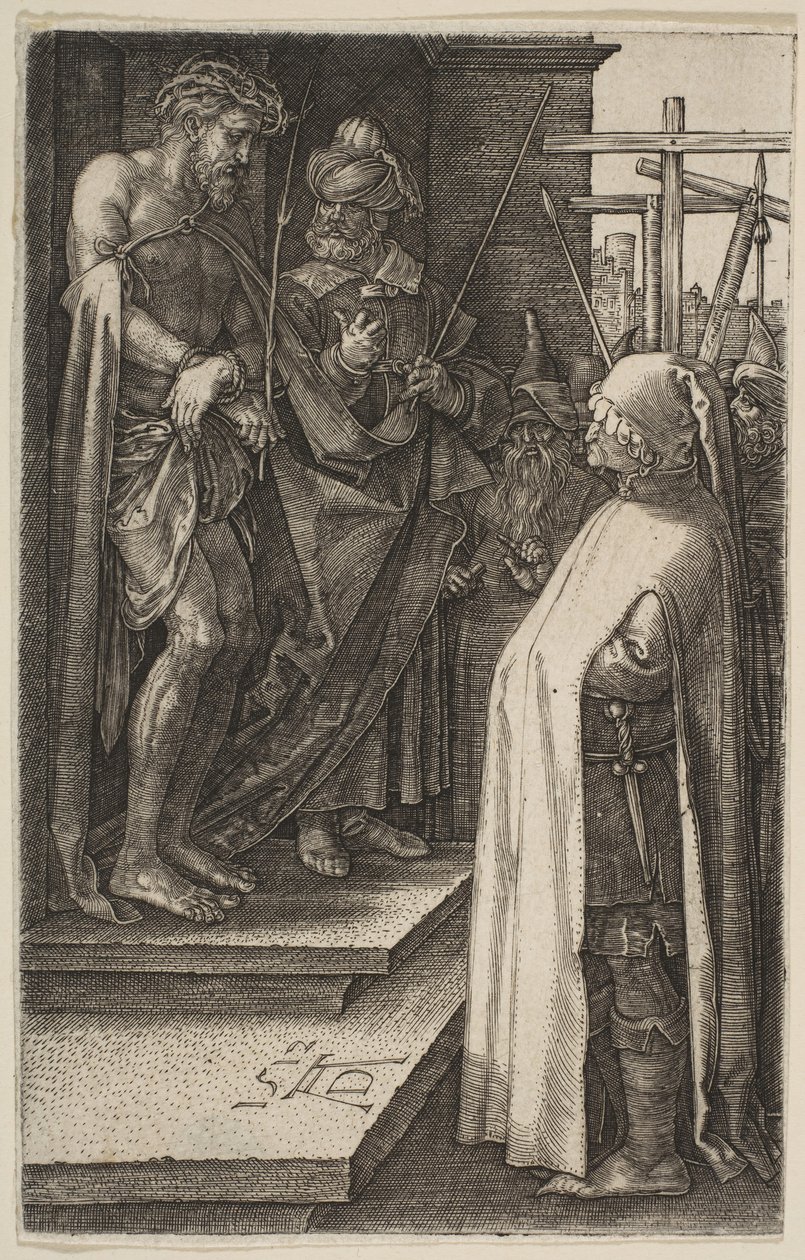 Ecce Homo, z „Pasji”, 1512. autorstwa Albrecht Dürer