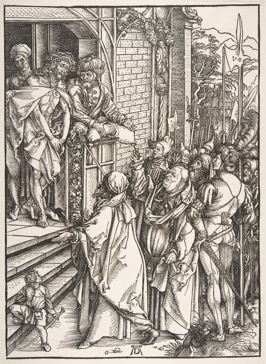 Ecce Homo, z cyklu Wielka Pasja, ca. 1498-99. autorstwa Albrecht Dürer