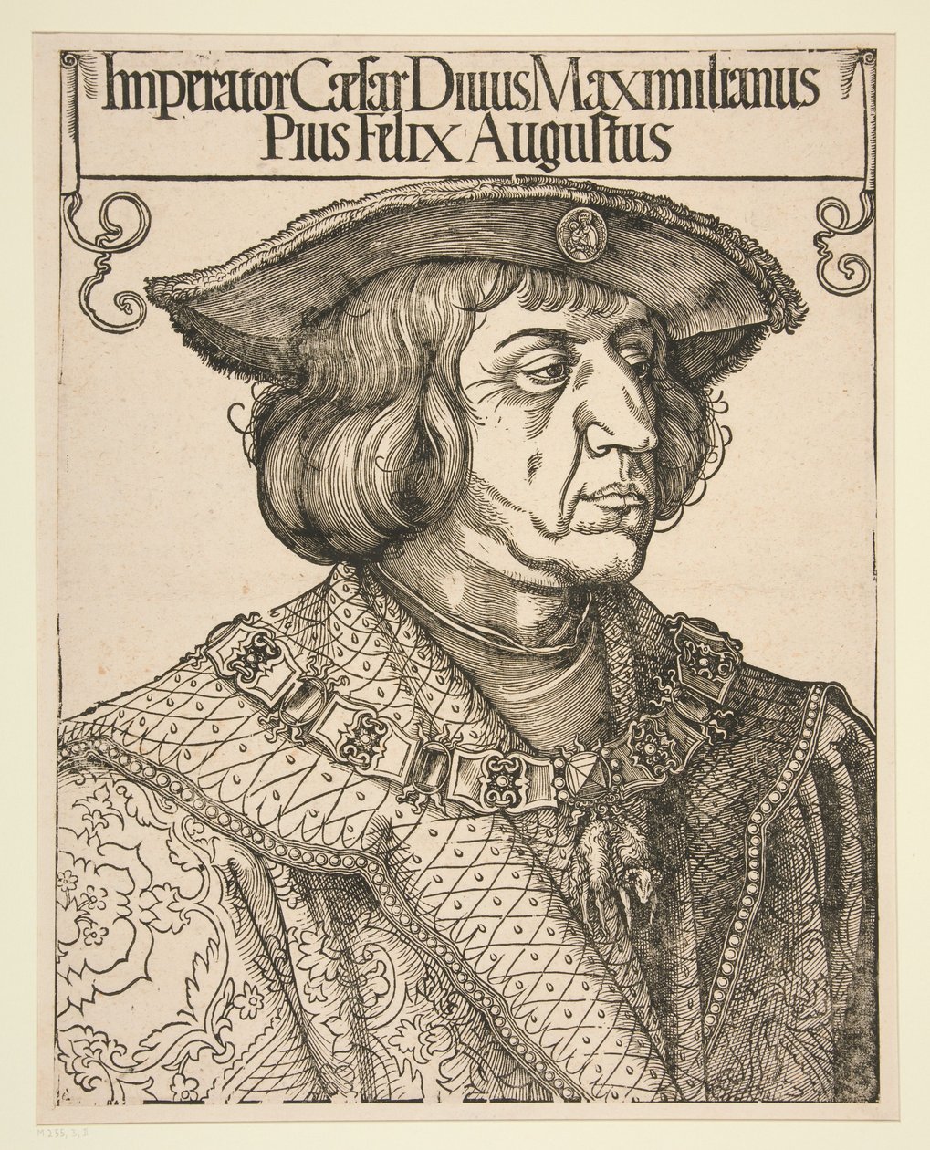 Cesarz Maksymilian autorstwa Albrecht Dürer