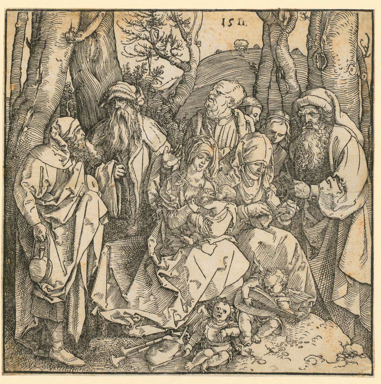Erazm z Rotterdamu autorstwa Albrecht Dürer