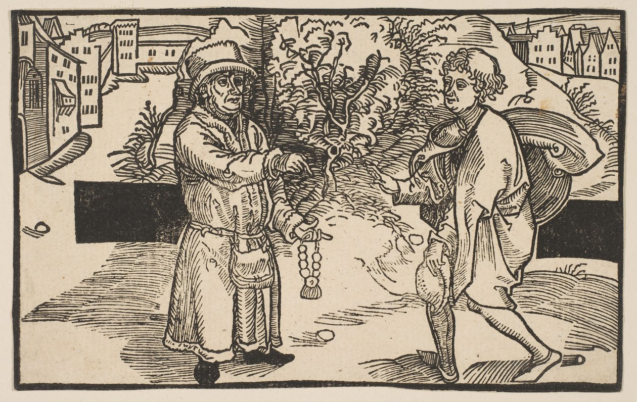 Eunuchowie, z The Comedies of Terence, XIX-wieczny reprint.n.d. autorstwa Albrecht Dürer