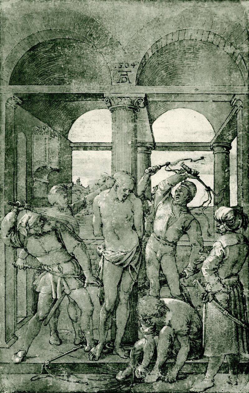 Biczowanie Chrystusa autorstwa Albrecht Dürer