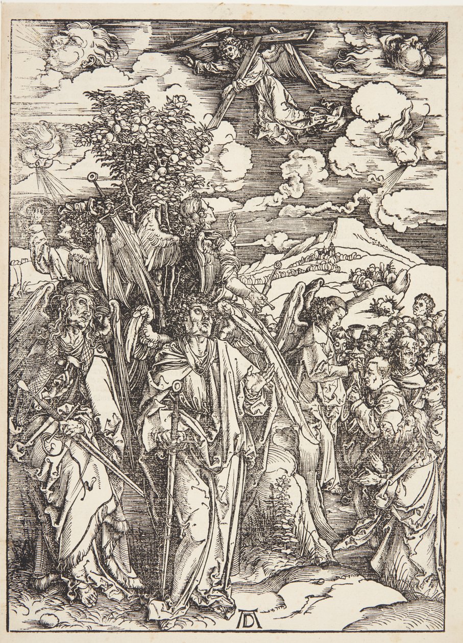 Cztery anioły zatrzymujące wiatry autorstwa Albrecht Dürer