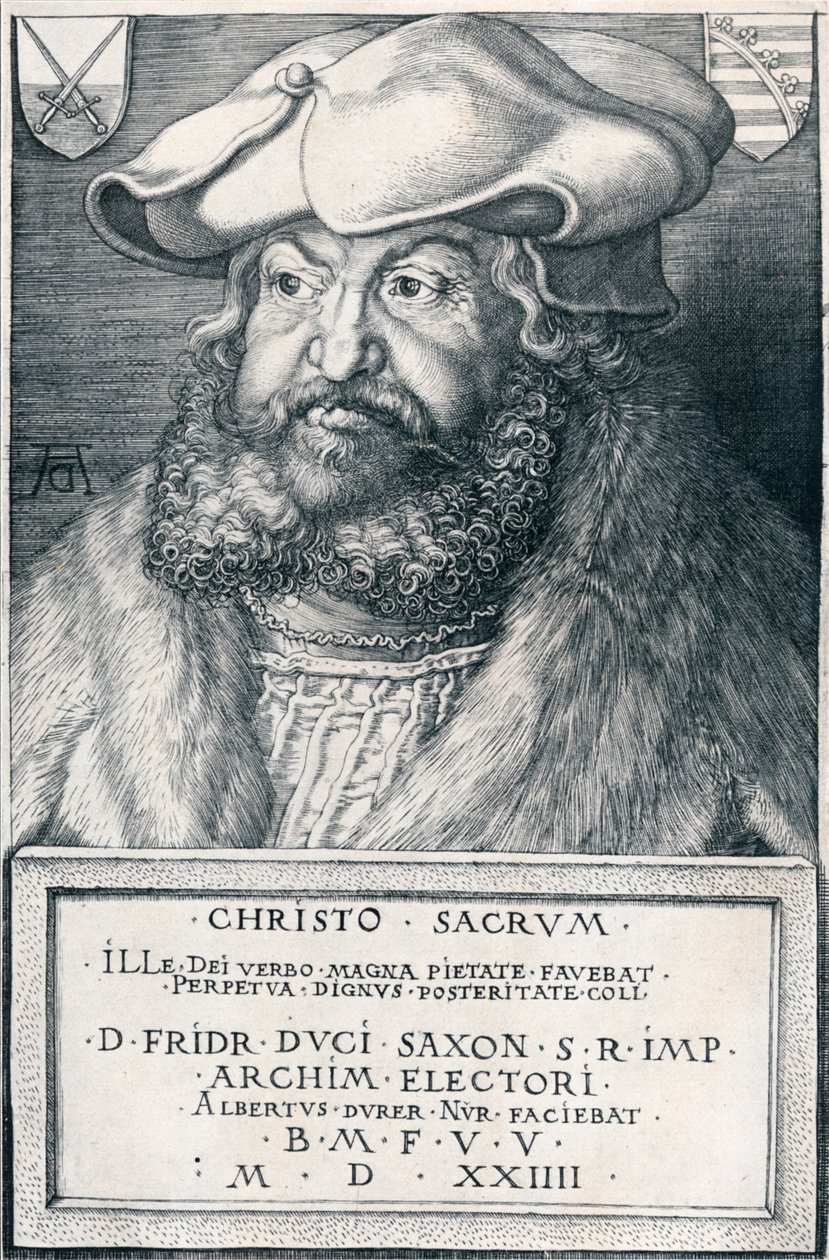 Fryderyk Mądry, elektor saski, 1524 1906. autorstwa Albrecht Dürer