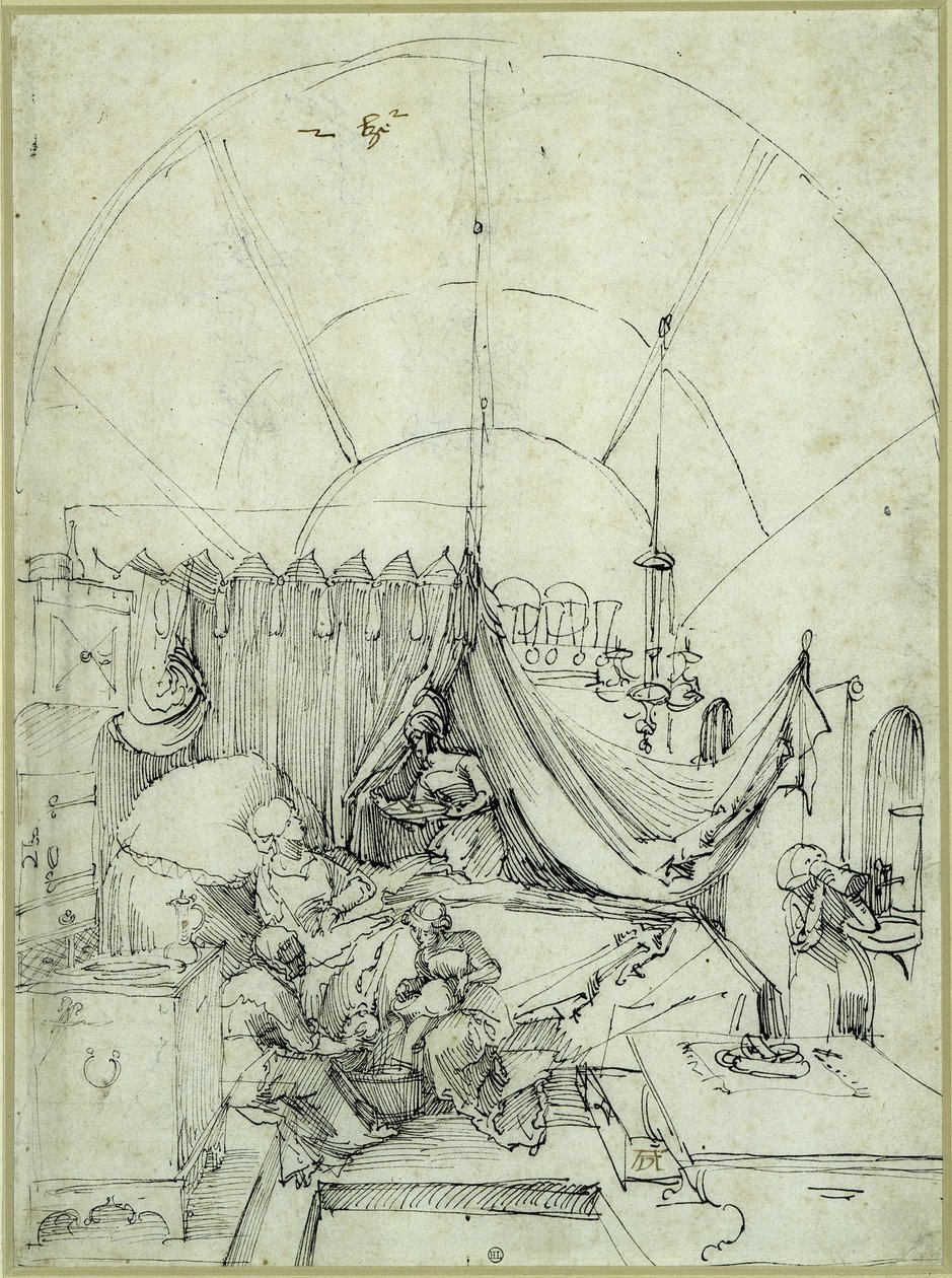 Narodzenie Marii autorstwa Albrecht Dürer