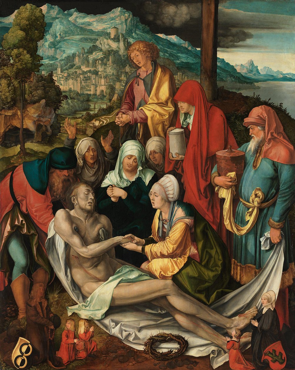 Niemiecki: Beweinung Christi ("Glimsche Beweinung") Lament Chrystusa autorstwa Albrecht Dürer