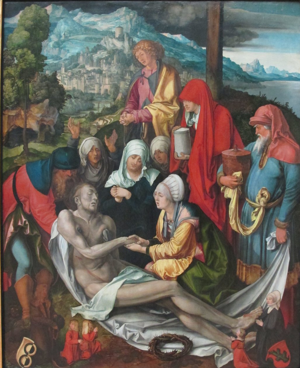 Niemiecki: Beweinung Christi ("Glimsche Beweinung") Lament Chrystusa autorstwa Albrecht Dürer