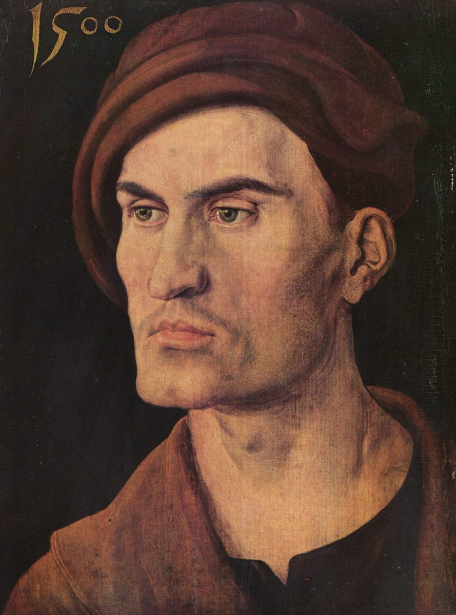 niemiecki: Bildnis eines jungen Mannes Portret młodego mężczyzny autorstwa Albrecht Dürer