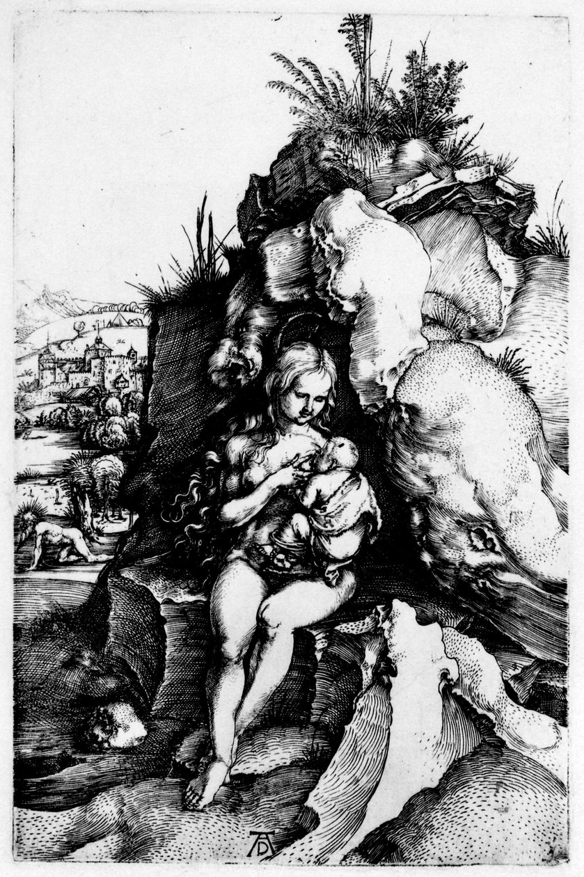 Niemiecki: Die Buße des Heiligen Chrysostomus Pokuta świętego Jana Chryzostoma autorstwa Albrecht Dürer