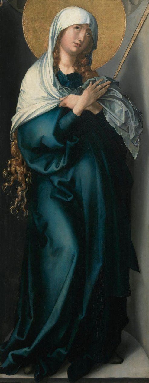 Niemiecki: Maria als Schmerzensmutter Płacząca matka autorstwa Albrecht Dürer