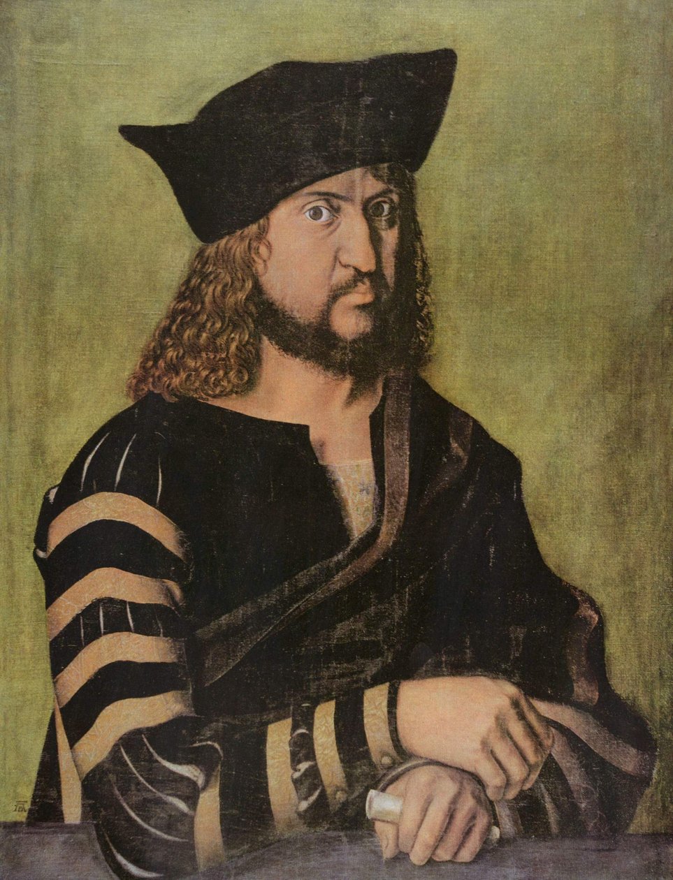 niemiecki: Portret Fryderyka Mądrego, elektora Saksonii Portret Fryderyka III Saksońskiego autorstwa Albrecht Dürer