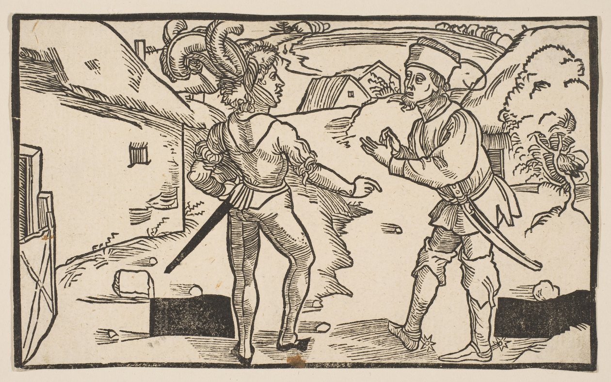 Heauton Timouroumenos, z The Comedies of Terence, XIX-wieczny reprint.n.d. autorstwa Albrecht Dürer