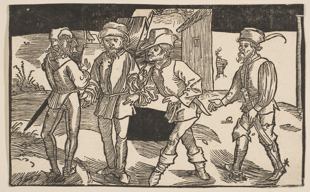 Heauton Timouroumenos, z The Comedies of Terence, XIX-wieczny reprint.n.d. autorstwa Albrecht Dürer