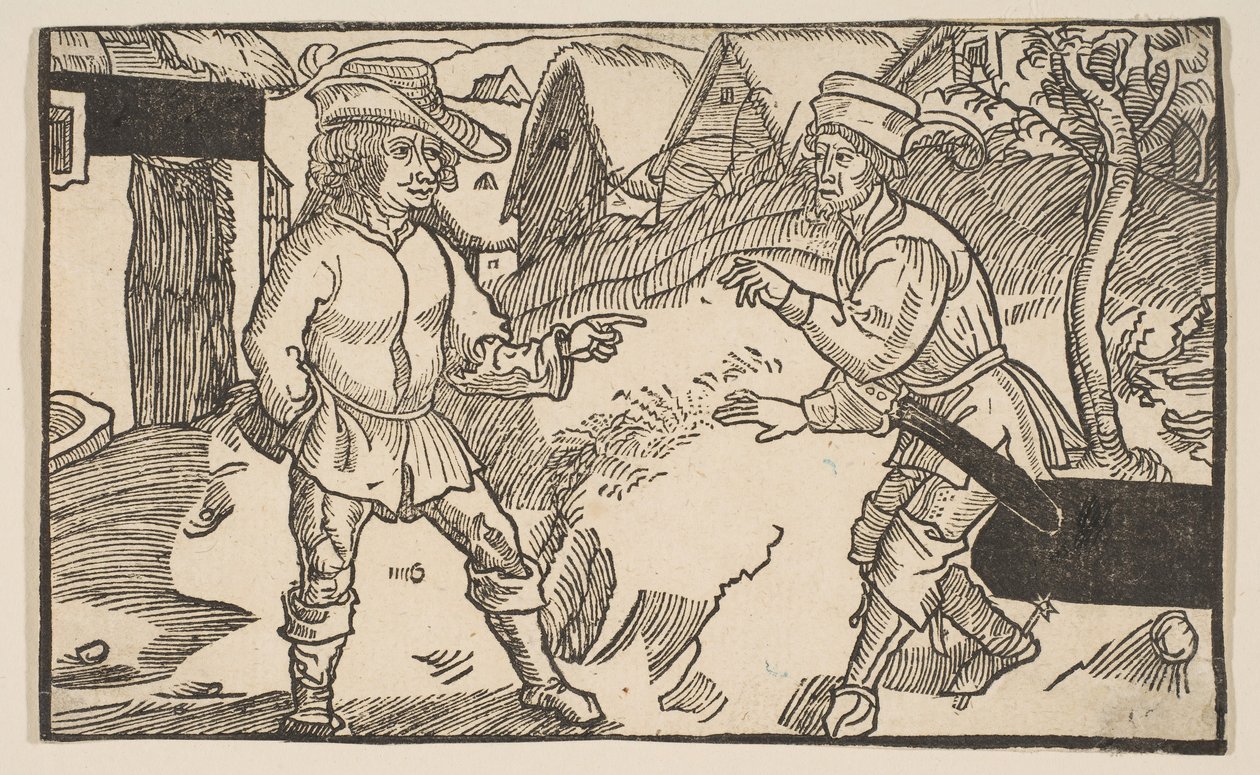 Heauton Timouroumenos, z The Comedies of Terence, XIX-wieczny reprint.n.d. autorstwa Albrecht Dürer