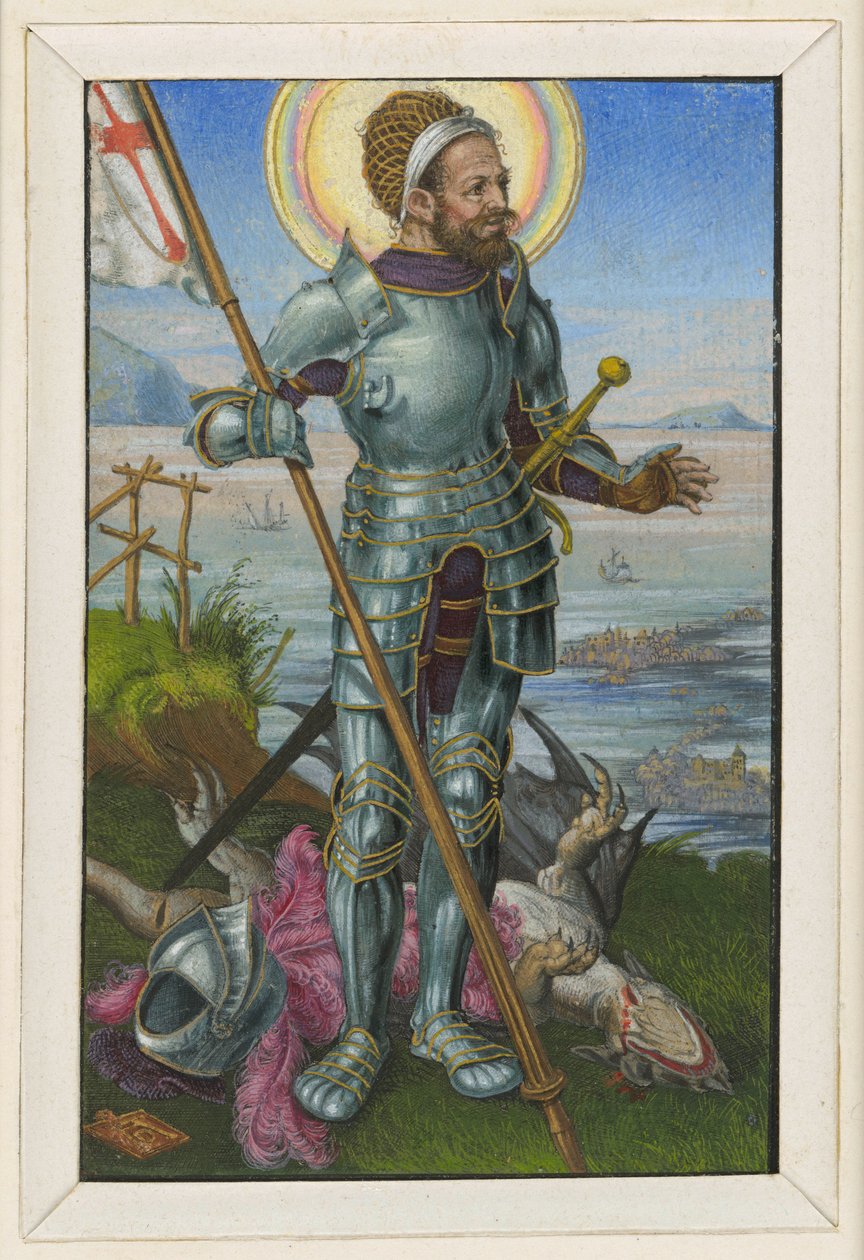 Święty Jerzy pieszo autorstwa Albrecht Dürer