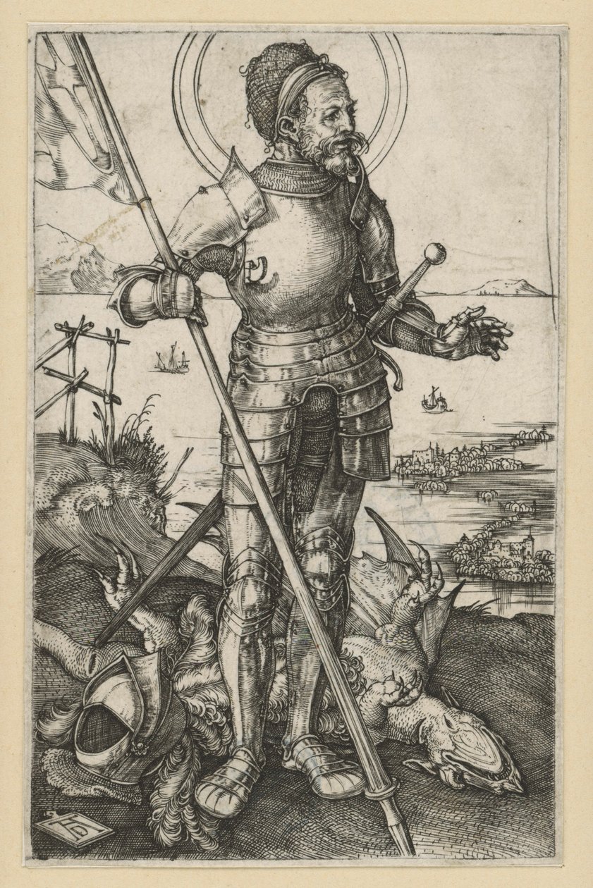 Święty Jerzy pieszo autorstwa Albrecht Dürer