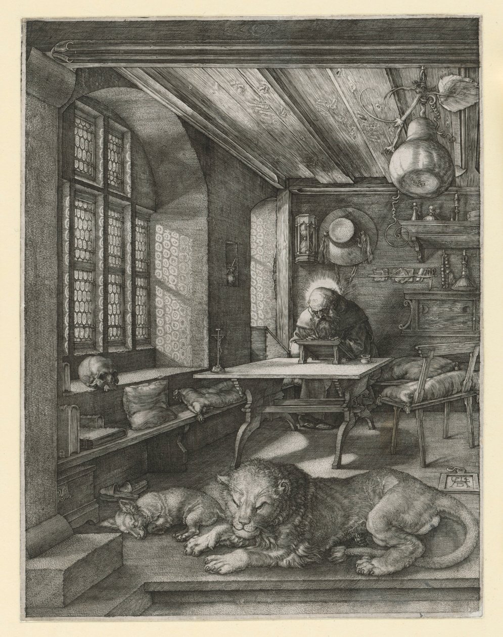 Święty Hieronim w pracowni autorstwa Albrecht Dürer