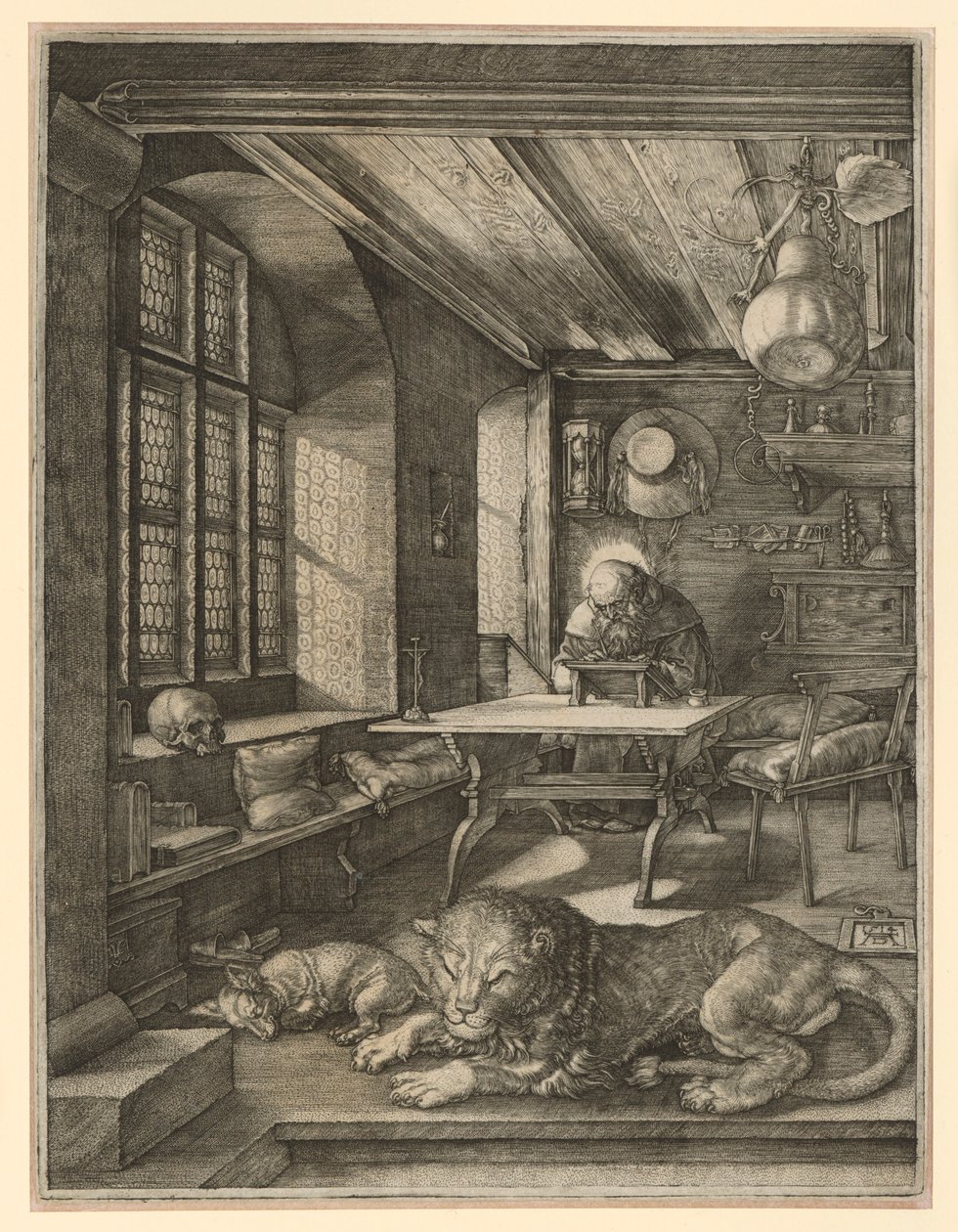 Święty Hieronim w pracowni autorstwa Albrecht Dürer